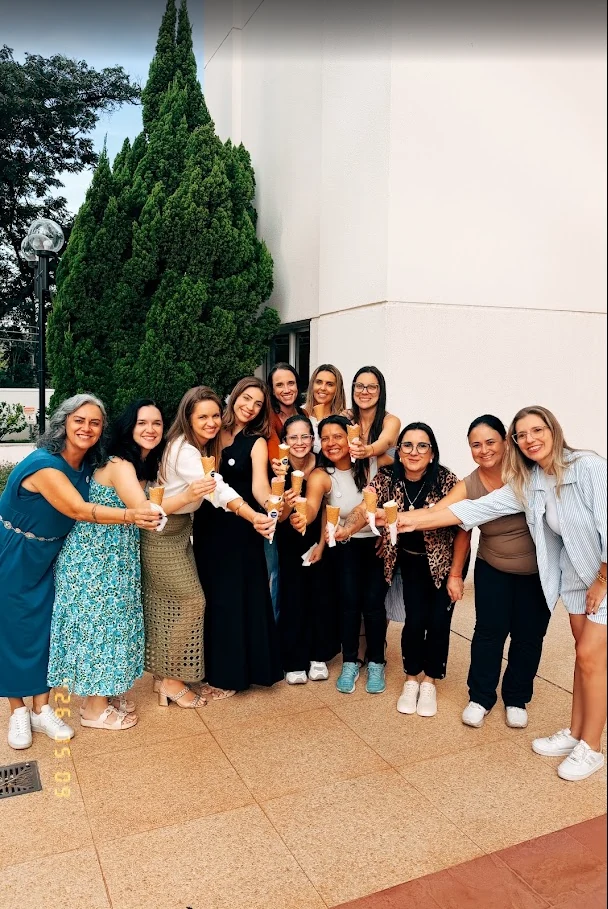 Participantes do encontro de Dia das Mães