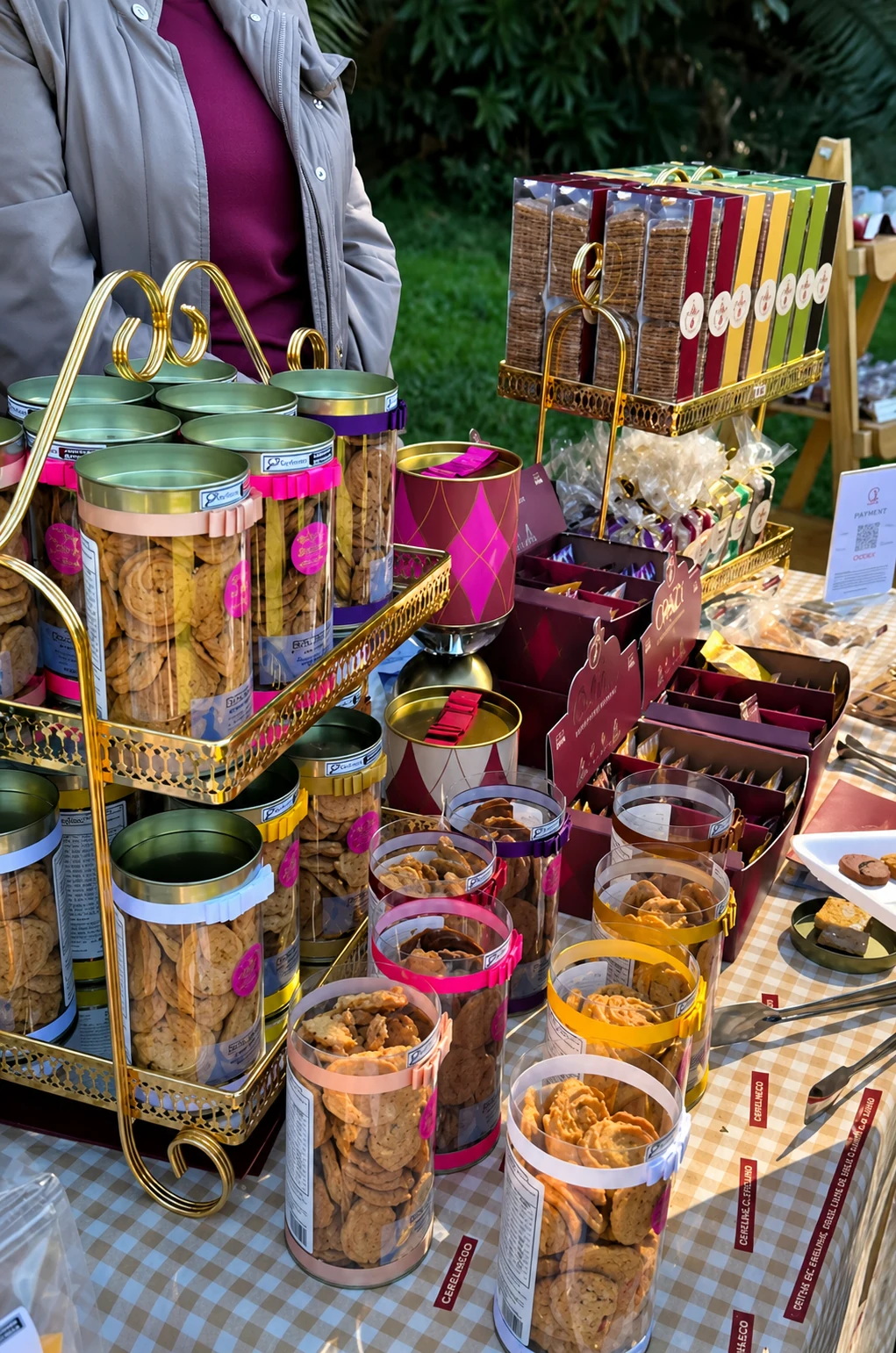 Produtos de marcas parceiras apresentados em evento da Conecta